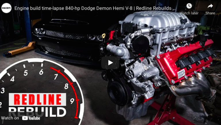 Engine build time-lapse 840-hp Dodge Demon Hemi V-8 | Redline Rebuilds – S3E1