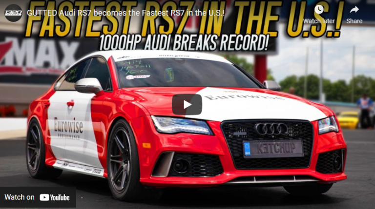 GUTTED Audi RS7 becomes the Fastest RS7 in the U.S.!