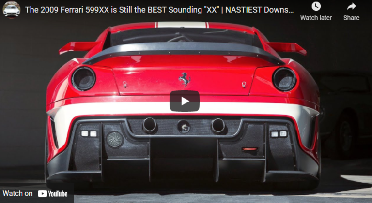 The 2009 Ferrari 599XX is Still the BEST Sounding “XX” | NASTIEST Downshifts EVER *MUST HEAR*