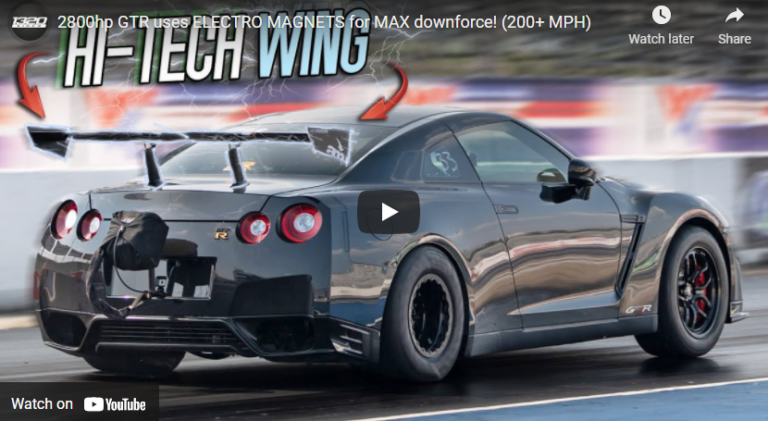 2800hp GTR uses ELECTRO MAGNETS for MAX downforce! (200+ MPH)