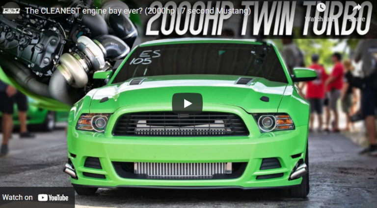 The CLEANEST engine bay ever? (2000hp | 7 second Mustang)