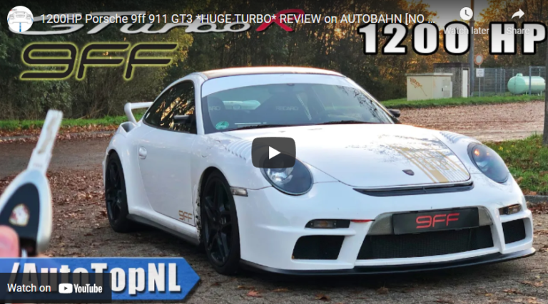 1200HP Porsche 9ff 911 GT3 *HUGE TURBO* REVIEW on AUTOBAHN [NO SPEED LIMIT] by AutoTopNL