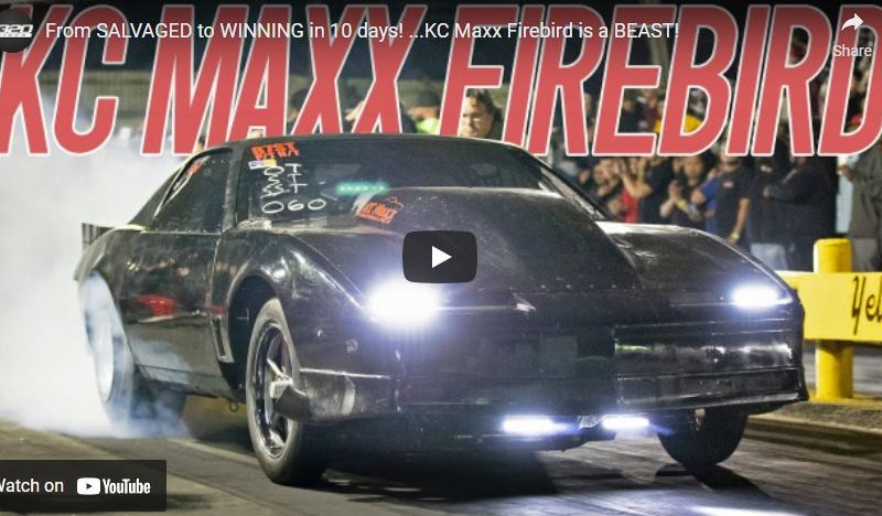 From SALVAGED to WINNING in 10 days! …KC Maxx Firebird is a BEAST!