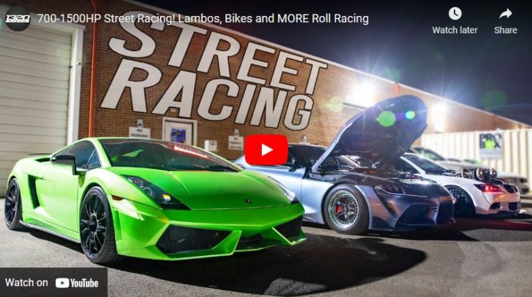 700-1500HP Street Racing! Lambos, Bikes and MORE Roll Racing