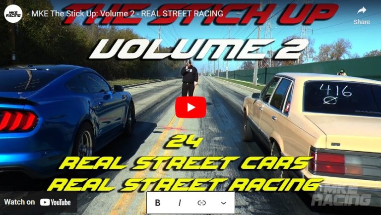 – MKE The Stick Up: Volume 2 – REAL STREET RACING