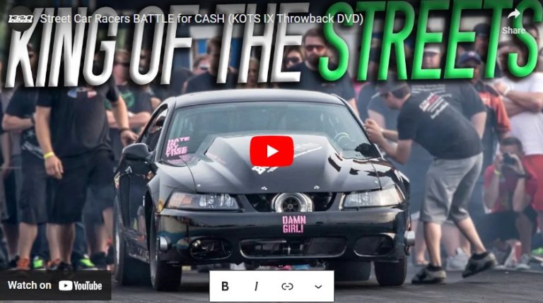 Street Car Racers BATTLE for CASH (KOTS IX Throwback DVD)