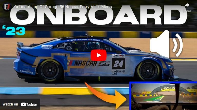 Onboard Lap Of Garage 56 NASCAR Entry At Le Mans
