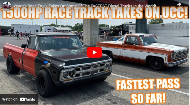 Wyatt’s Race Truck Takes On Some Of The FASTEST Diesel Trucks In the World!