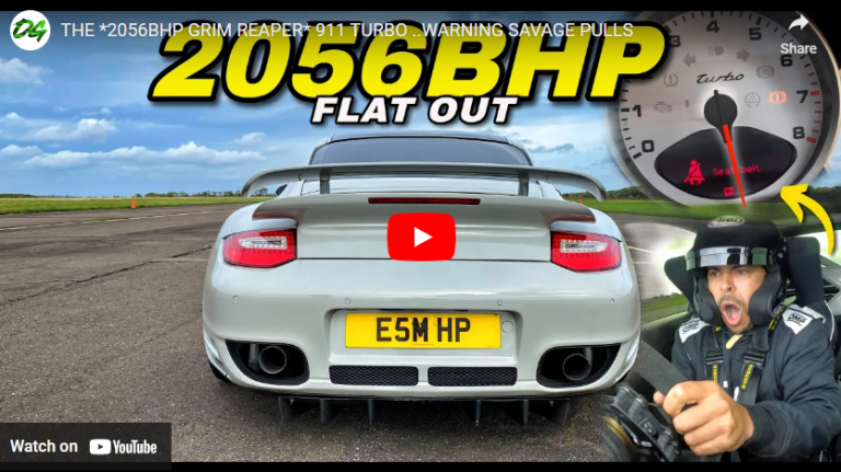 THE *2056BHP GRIM REAPER* 911 TURBO ..WARNING SAVAGE PULLS