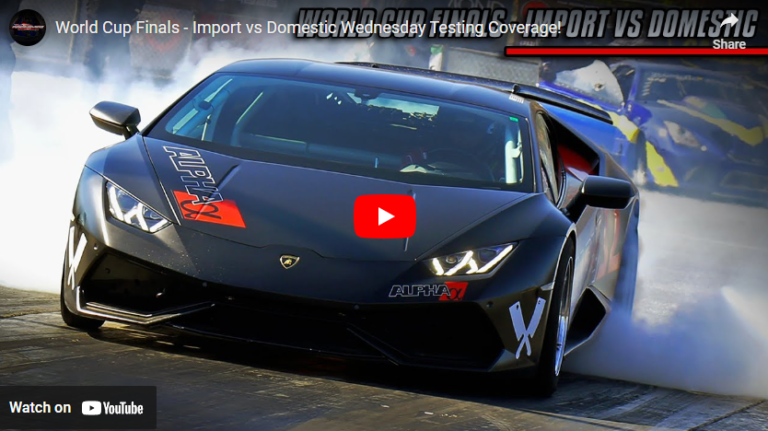 World Cup Finals – Import vs Domestic Wednesday Testing Coverage!