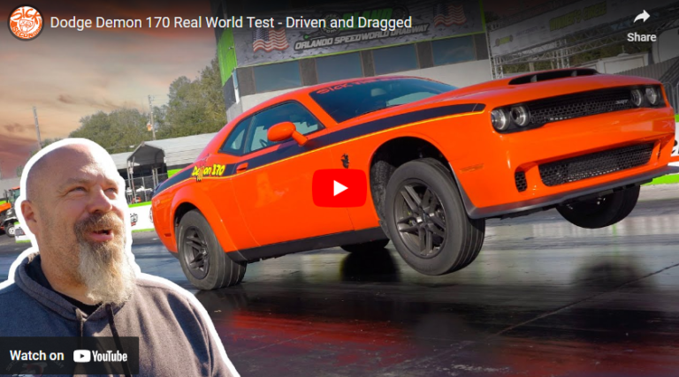 Dodge Demon 170 Real World Test – Driven and Dragged