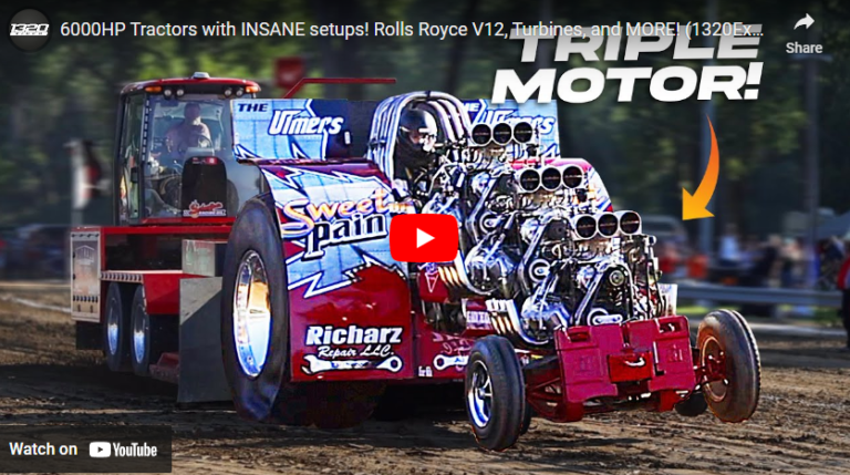 6000HP Tractors with INSANE setups! Rolls Royce V12, Turbines, and MORE! (1320Experiences | Ep.7)