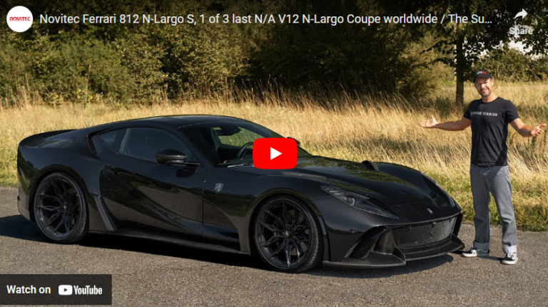 Novitec Ferrari 812 N-Largo S, 1 of 3 last N/A V12 N-Largo Coupe worldwide / The Supercar Diaries