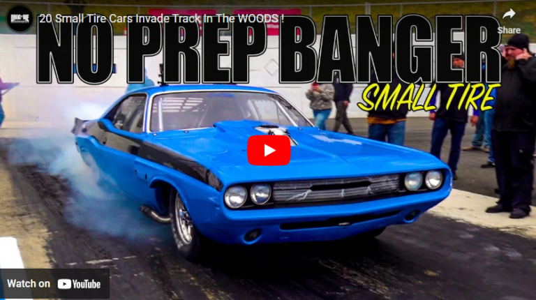 20 Small Tire Cars Invade Track In The WOODS !