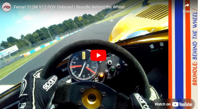 Ferrari 512M V12 POV Onboard | Brundle Behind the Wheel