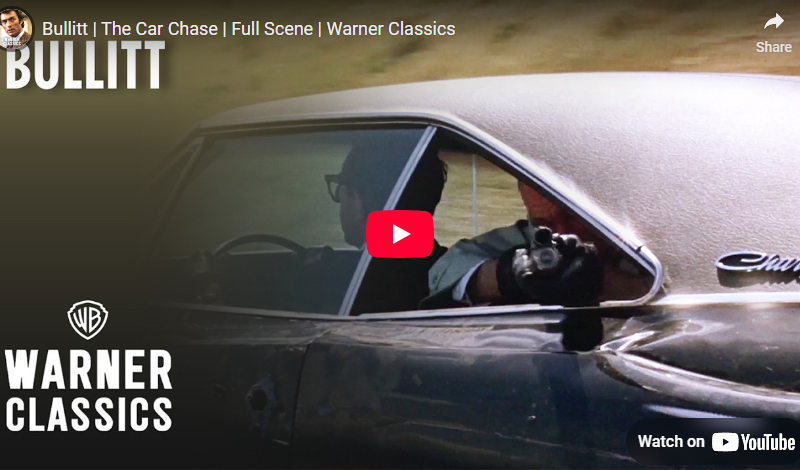 Bullitt – The Greatest Car Chase Scene Ever Filmed – 1968