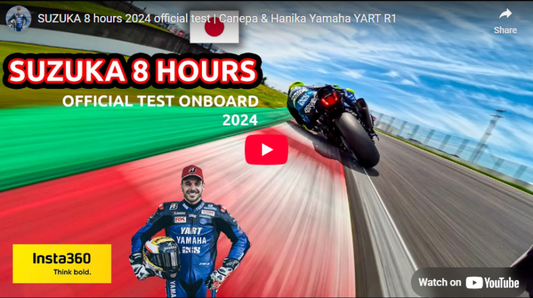 SUZUKA 8 hours 2024 official test | Canepa & Hanika Yamaha YART R1