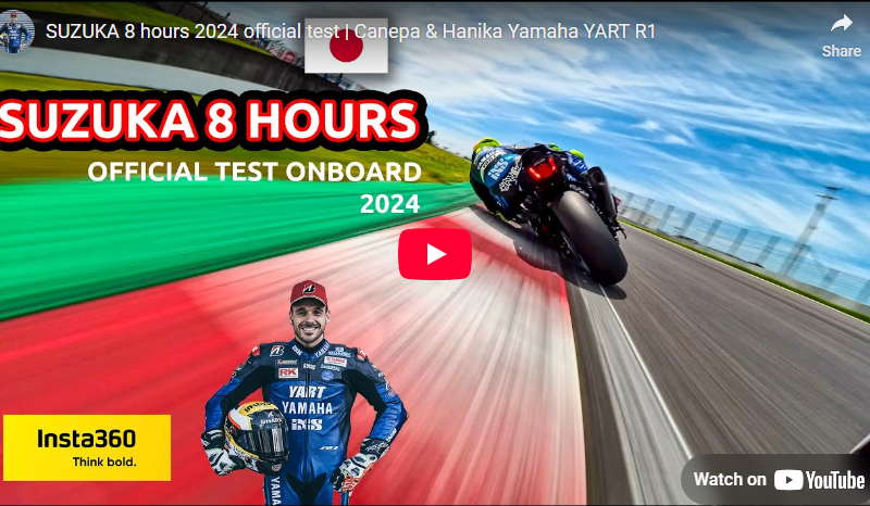 SUZUKA 8 hours 2024 official test | Canepa & Hanika Yamaha YART R1