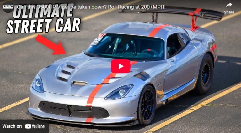 Can this 3500HP Viper be taken down? Roll Racing at 200+MPH!