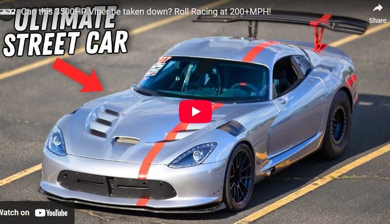Can this 3500HP Viper be taken down? Roll Racing at 200+MPH!