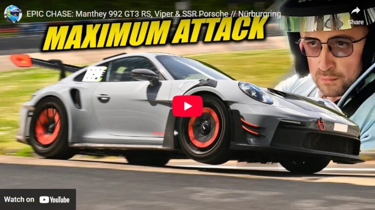 EPIC CHASE: Manthey 992 GT3 RS, Viper & SSR Porsche // Nürburgring