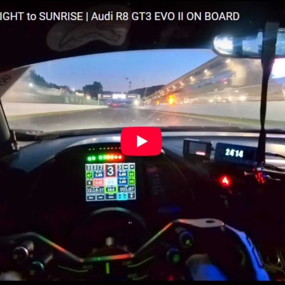 24h Spa from NIGHT to SUNRISE | Audi R8 GT3 EVO II ON BOARD