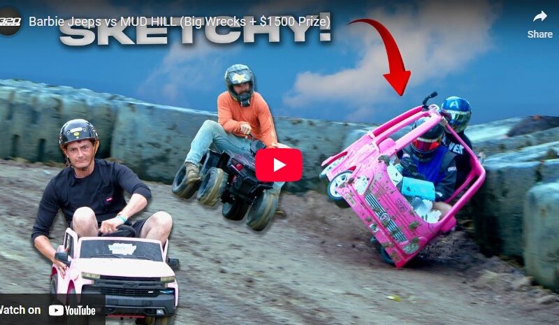 Barbie Jeeps vs MUD HILL (Big Wrecks + $1500 Prize)