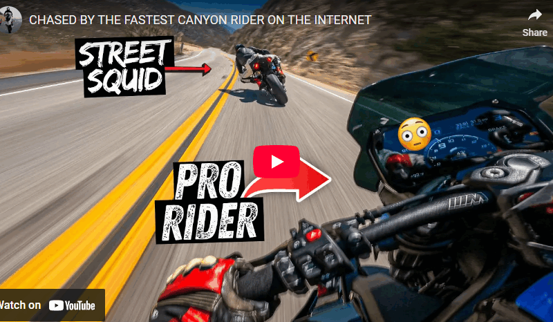 CHASED BY THE FASTEST CANYON RIDER ON THE INTERNET – MOTORCYCLE POV