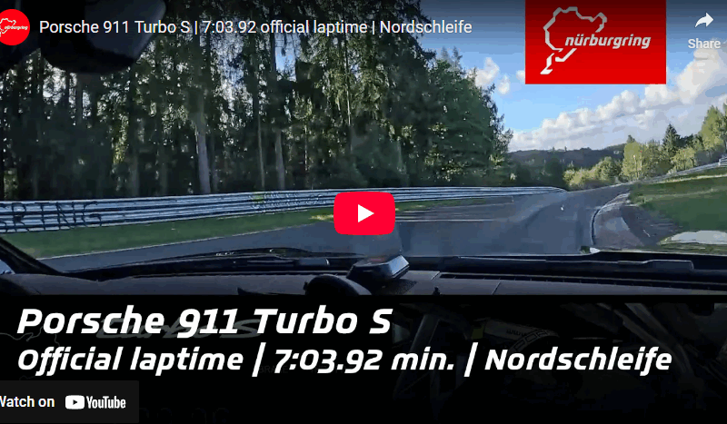 Porsche 911 Turbo S | 7:03.92 official laptime | Nordschleife