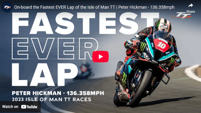 On-board the Fastest EVER Lap of the Isle of Man TT | Peter Hickman – 136.358mph