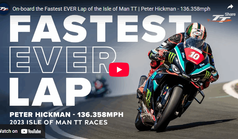 On-board the Fastest EVER Lap of the Isle of Man TT | Peter Hickman – 136.358mph