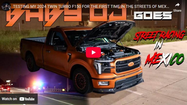TESTING MY 2024 TWIN TURBO F150 FOR THE FIRST TIME IN THE STREETS OF MEXICO!