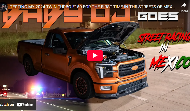 TESTING MY 2024 TWIN TURBO F150 FOR THE FIRST TIME IN THE STREETS OF MEXICO!