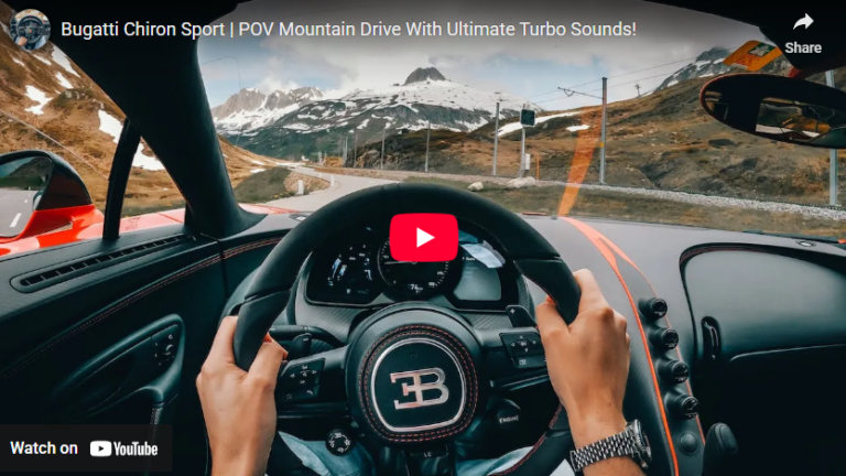 Bugatti Chiron Sport | POV Mountain Drive With Ultimate Turbo Sounds!