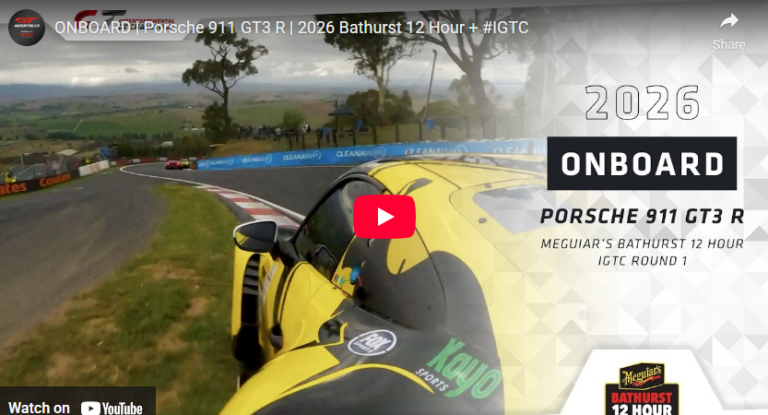 ONBOARD | Porsche 911 GT3 R | 2026 Bathurst 12 Hour 