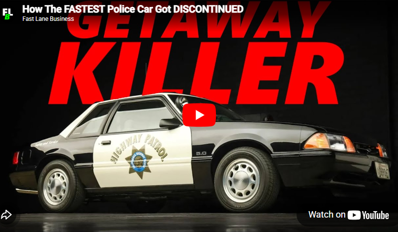 How The FASTEST Police Car Got DISCONTINUED – Mustang 5.0