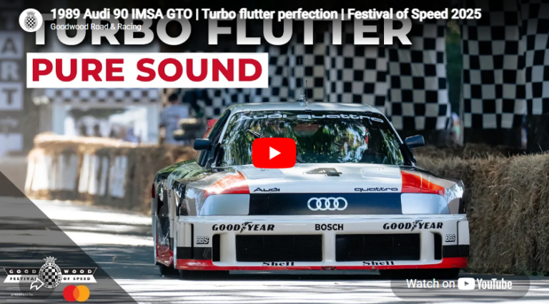 1989 Audi 90 IMSA GTO | Turbo flutter perfection | Festival of Speed 2025
