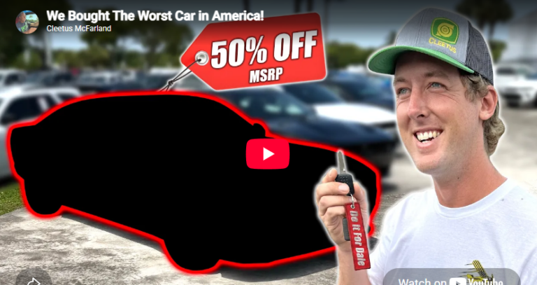Cleetus McFarland – We Bought The Worst Car in America! – Dodge Charger EV Scat Pack