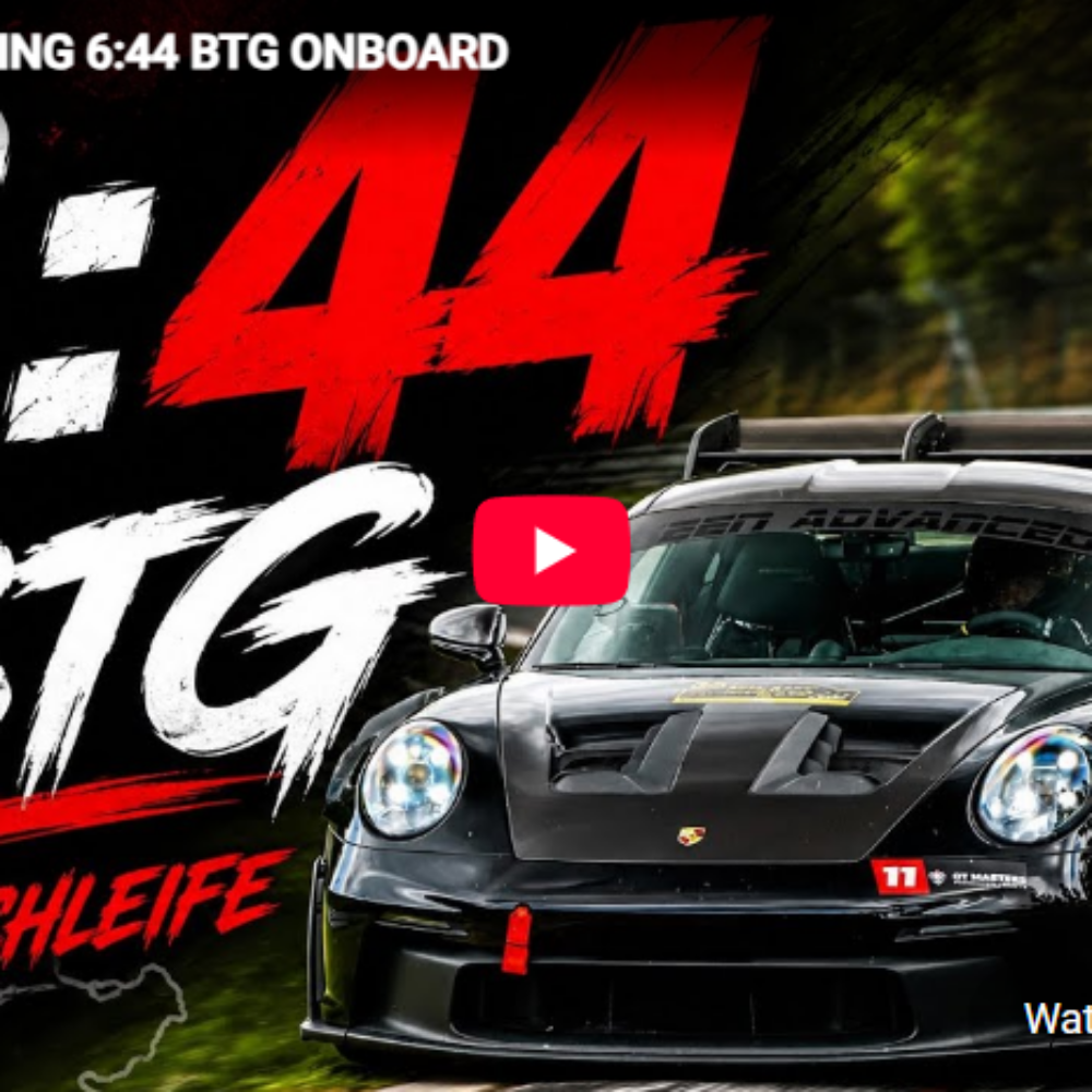 Porsche GT3-RS – NURBURGRING 6:44 BTG ONBOARD